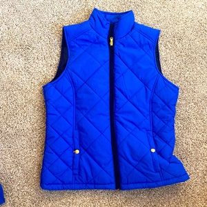 Women’s Ralph Lauren L-RL royal blue puffer vest size medium